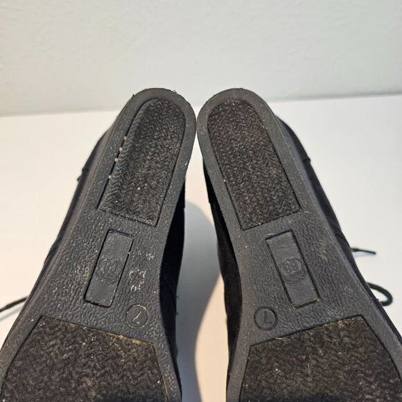 Route 66 Emerson Black Lace-Up Wedge Heel Ankle Bootie Women's Size 7M - Picture 10 of 13